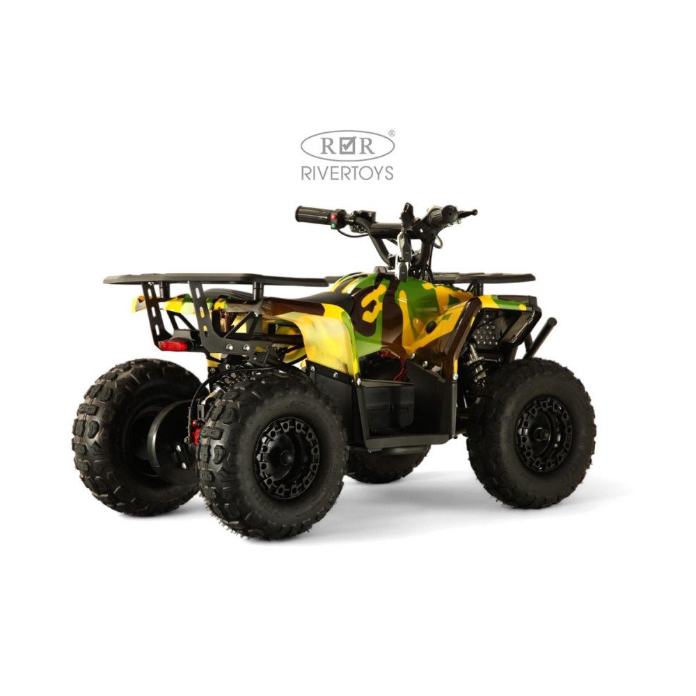 Скоростной электроквадроцикл MIKA LUX желтый камуфляж