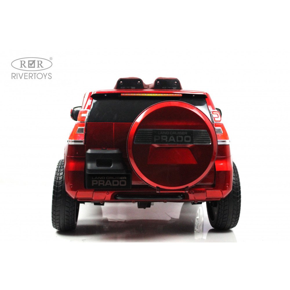 Детский джип Toyota Prado М444БХ красный глянец