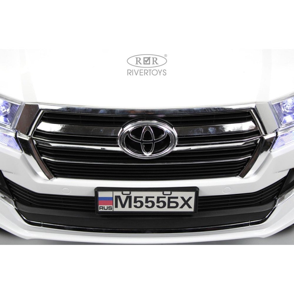 Детский электромобиль Toyota Land Cruiser М555БХ белый
