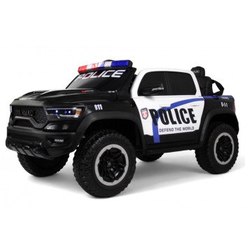 Полицейский электромобиль Dodge RAM 1500 TRX (O111OO) черный