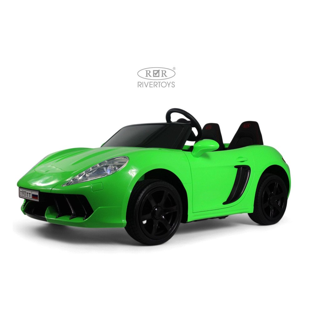 Детский электромобиль Porshe Cayman T911TT NEW зеленый