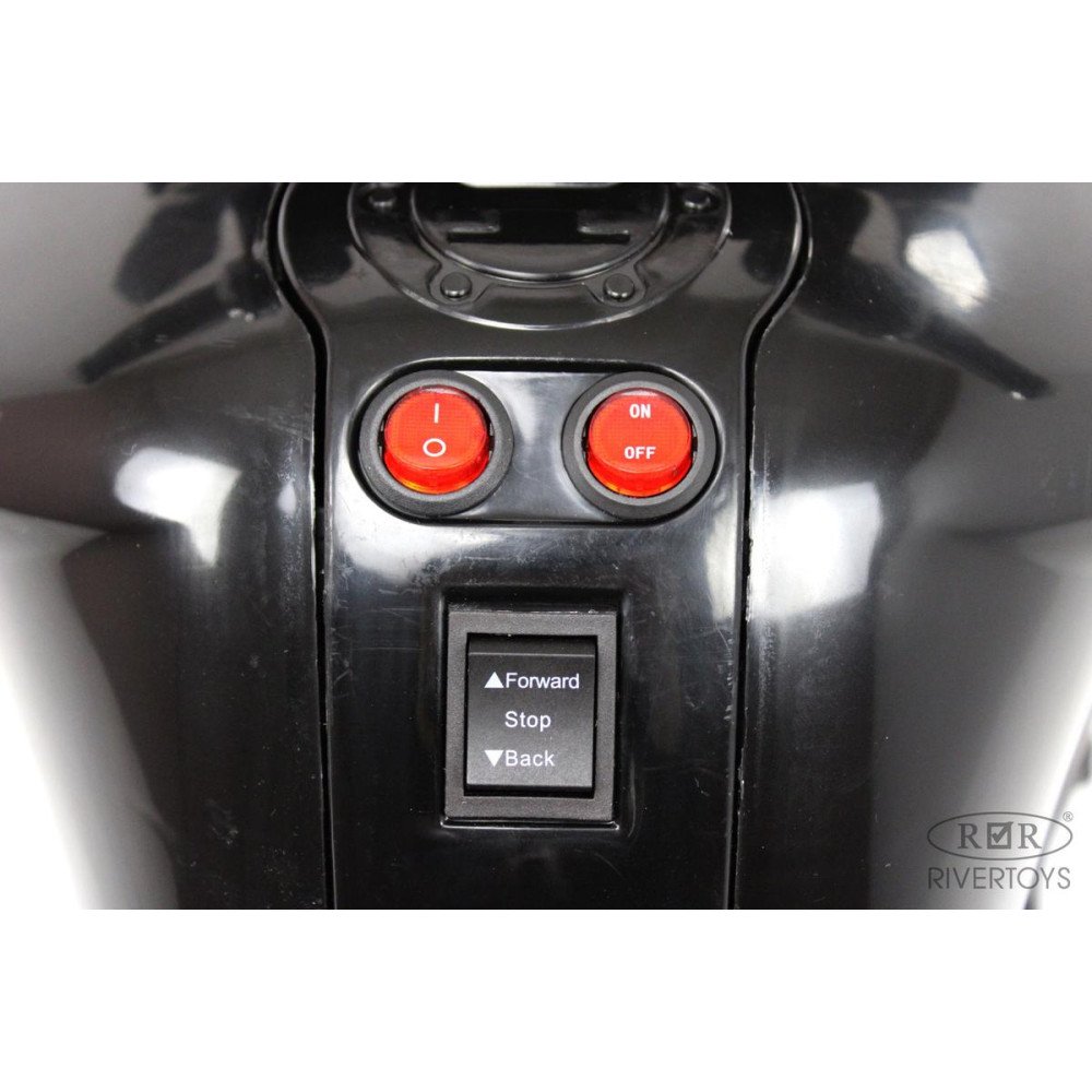Детский электромотоцикл E222KX черный