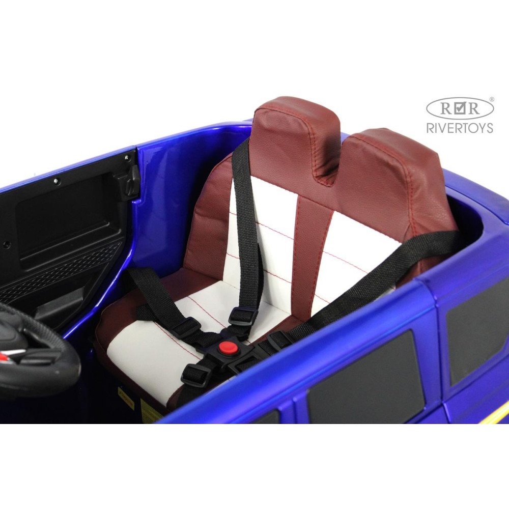 Детский электромобиль Toyota Land Cruiser М555БХ синий глянец