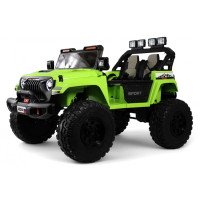 Электромобиль трансформер Jeep A222AA зеленый