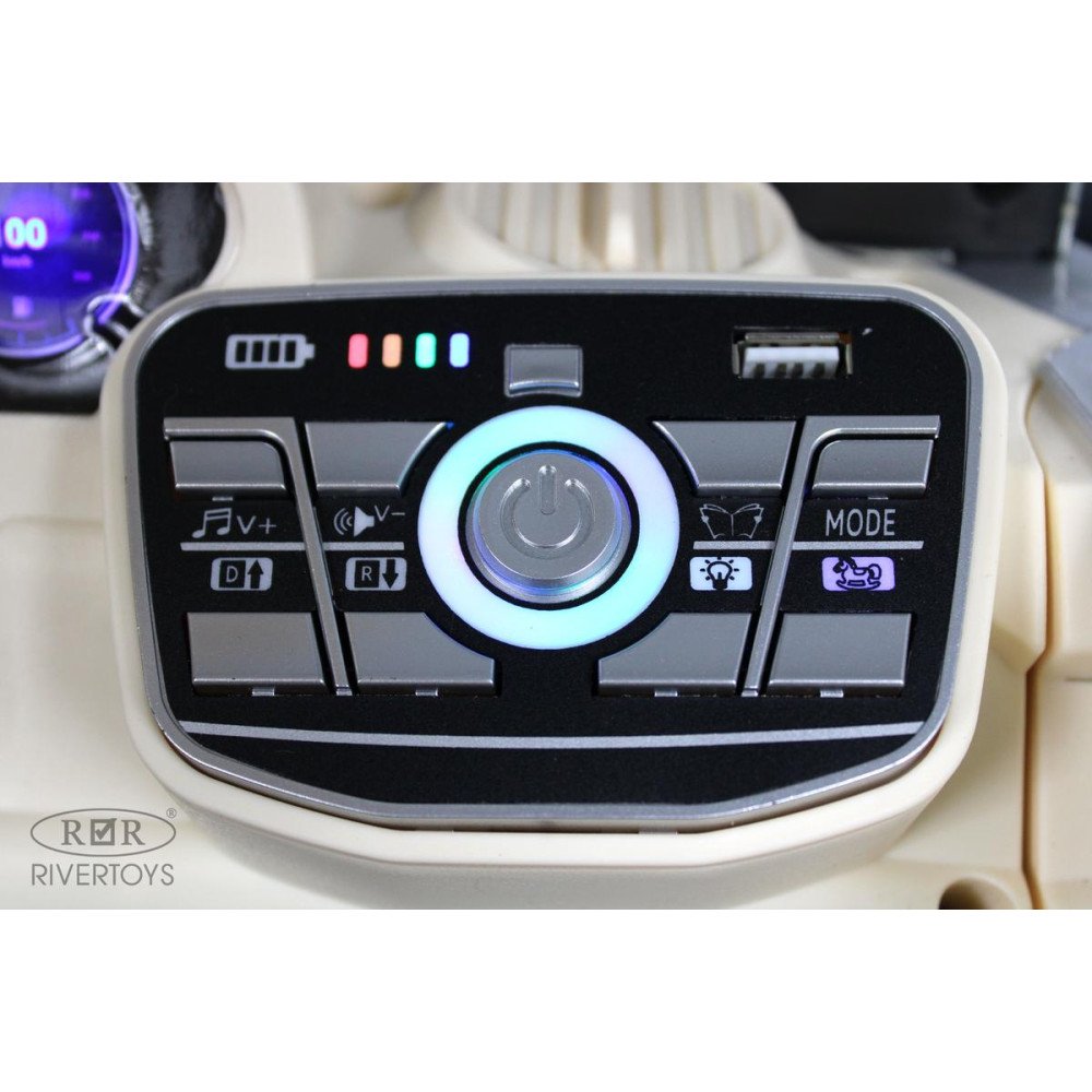 Детский электромобиль ретро X005XX красно-черный