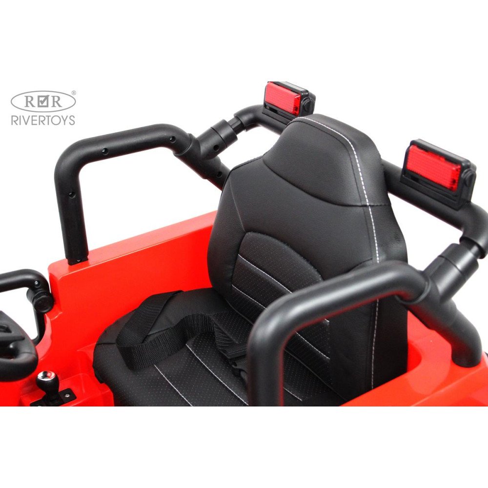 Электромобиль Jeep Wrangler T222TT 4WD красный