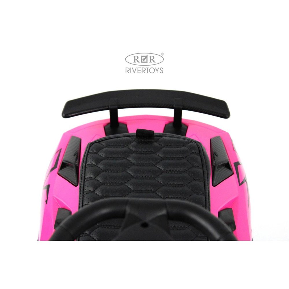 Детский толокар Lamborghini M555MM-D розовый