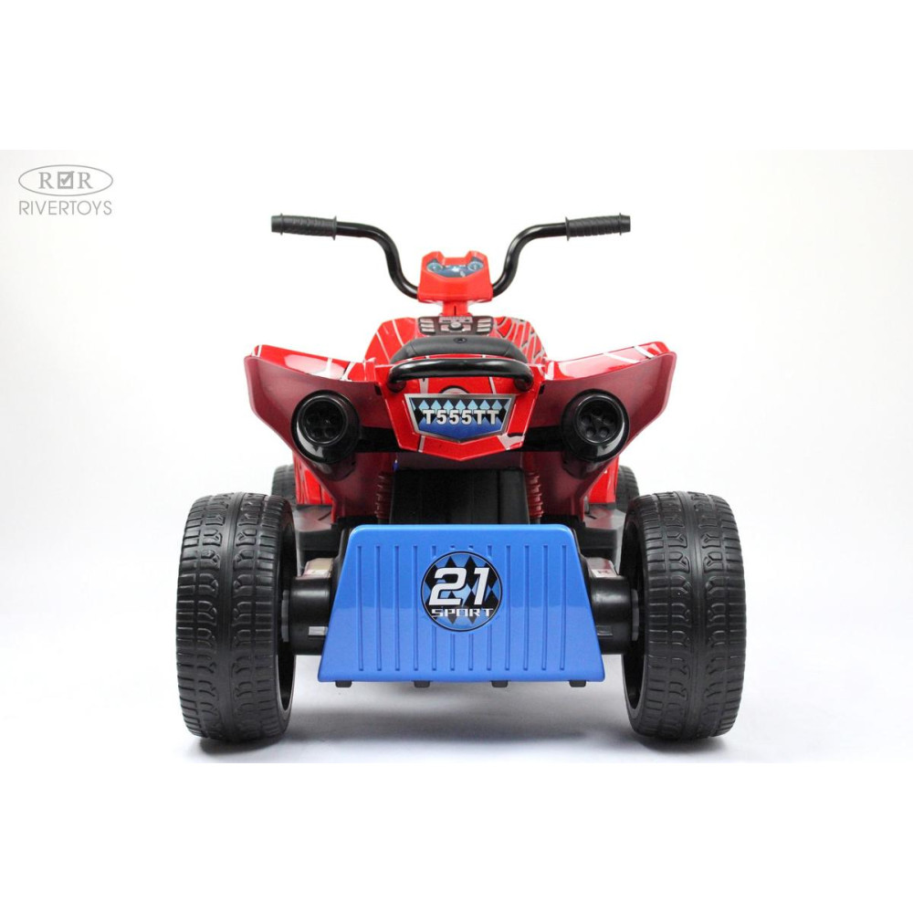 Детский электроквадроцикл T555TT красный паук