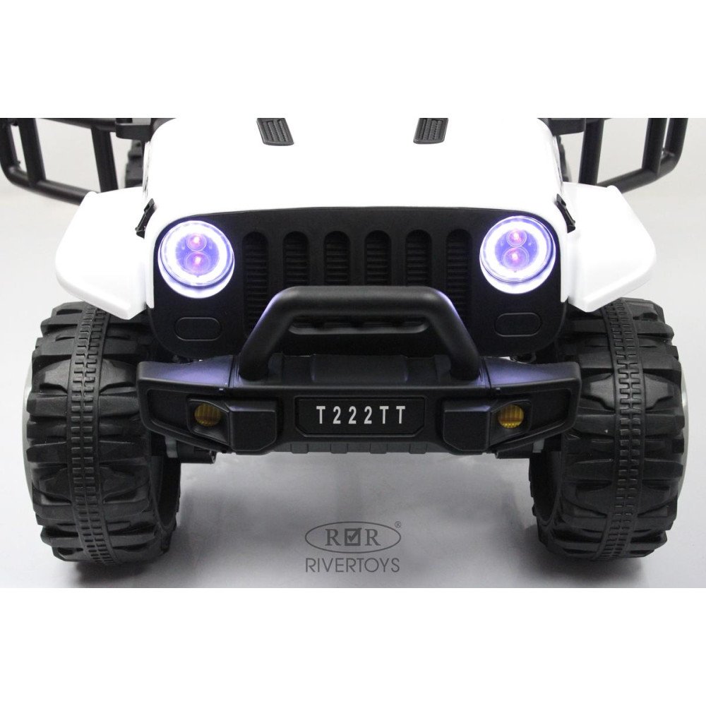 Полноприводная детская машина Jeep Wrangler T222TT 4WD белый