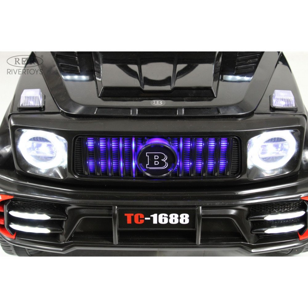 Детский электромобиль Z111VO черный (RiverToys)