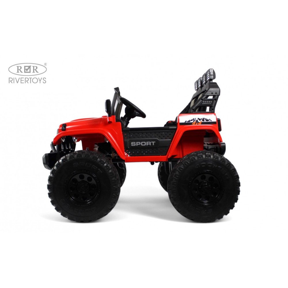 Детский внедорожник Jeep A222AA красный