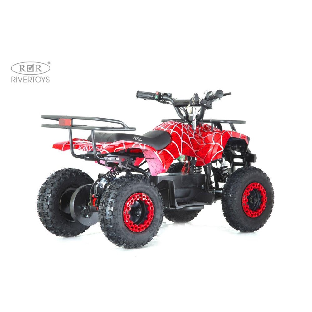 Скоростной электроквадроцикл TIKI красный Spider