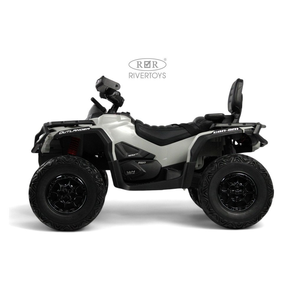 Электроквадроцикл BRP Can-Am Outlander (Y888YY) серый, двухместный