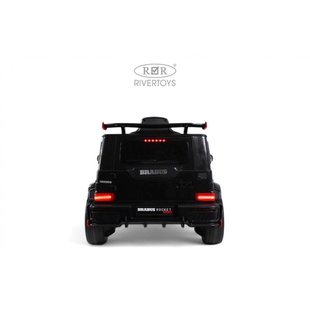 Детский джип Brabus Z777ZZ черный, скорость 11 км/ч