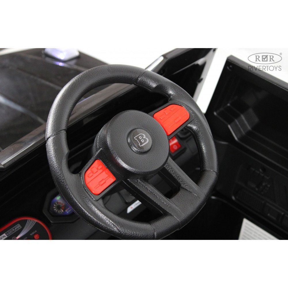 Детский электромобиль Z111VO черный (RiverToys)