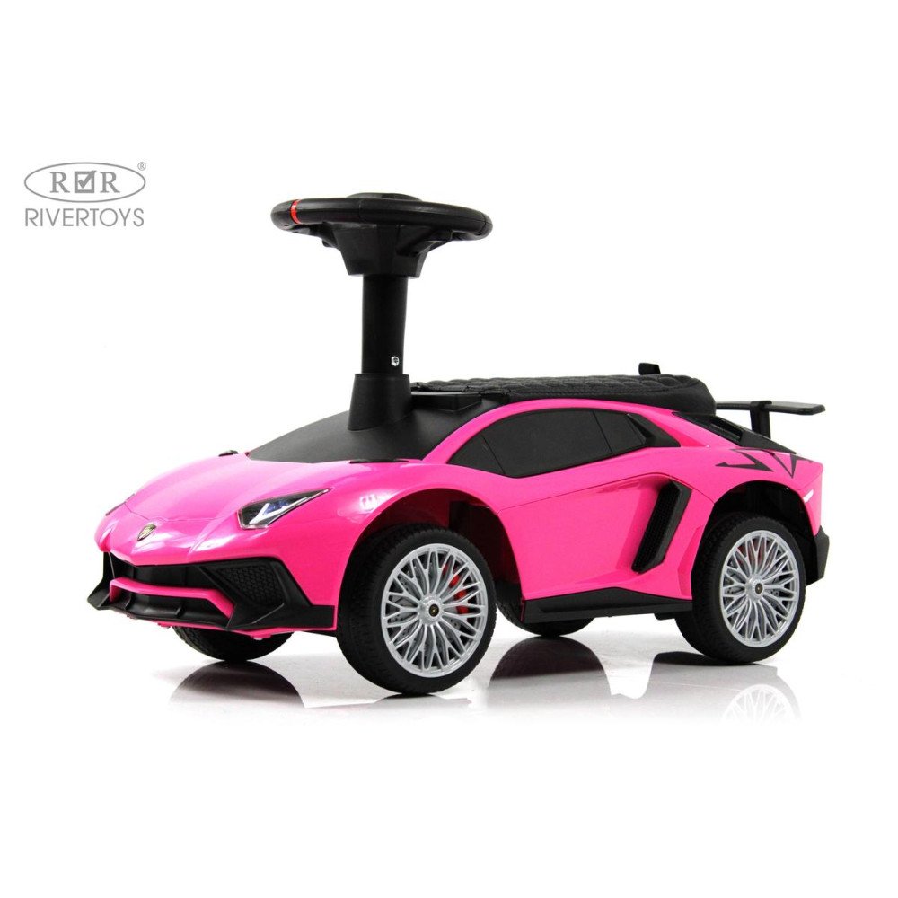 Детский толокар Lamborghini M555MM-D розовый