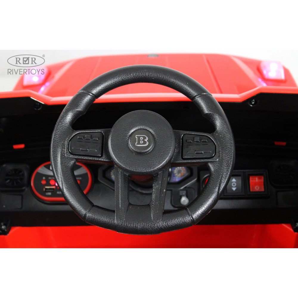 Детский электромобиль Z111VO красный (RiverToys)