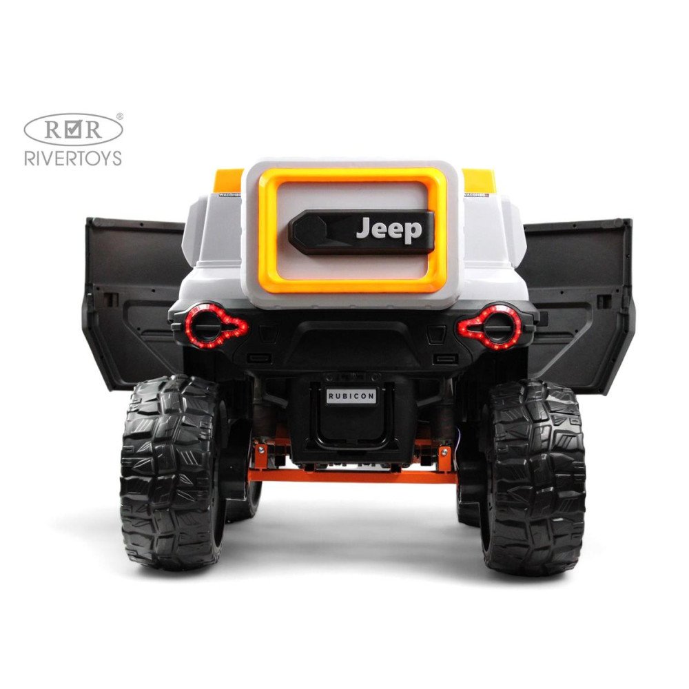 Детская машина E007EE серо-оранжевый