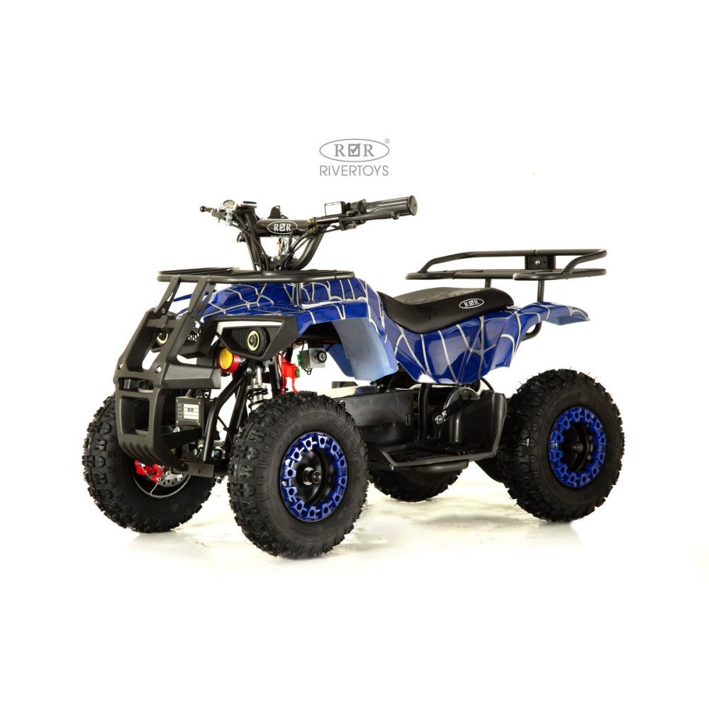 Детский электроквадроцикл TIKI синий Spider, скорость до 20 км/ч
