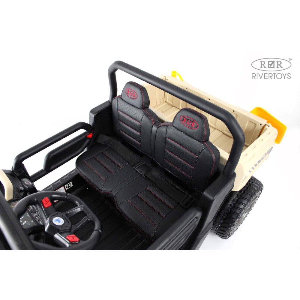 Детский электромобиль H005HH кремовый