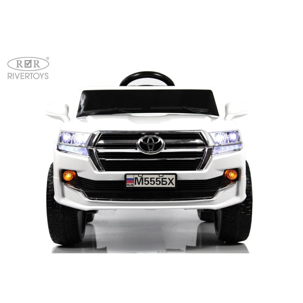 Детский электромобиль Toyota Land Cruiser М555БХ белый