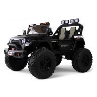 Электромобиль трансформер Jeep A222AA черный