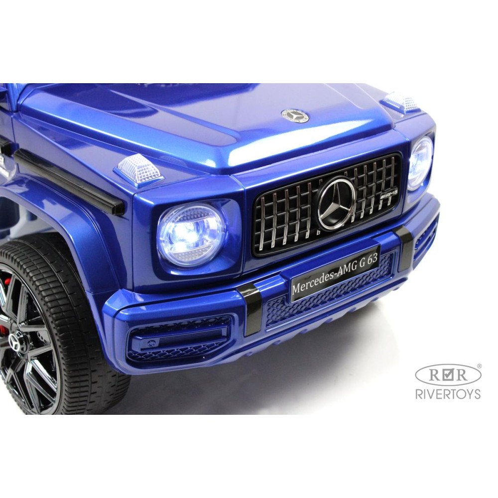 Детский электромобиль Mercedes-Benz G63 (O111OO) синий глянец