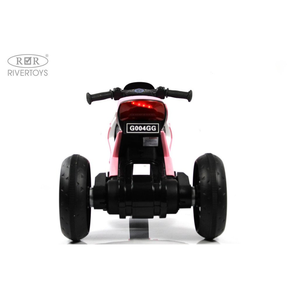 Детский электротрицикл G004GG розовый