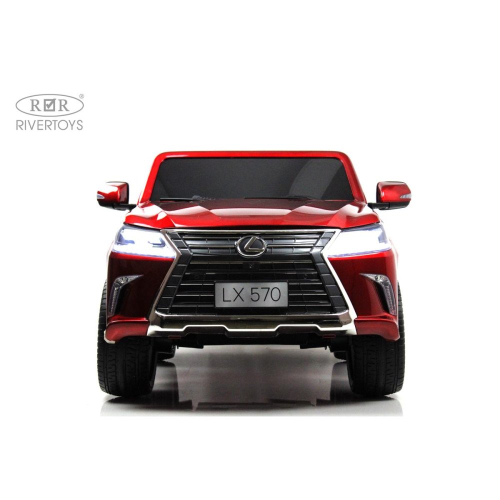 Детский электромобиль Lexus LX570 (Y555YY) красный глянец