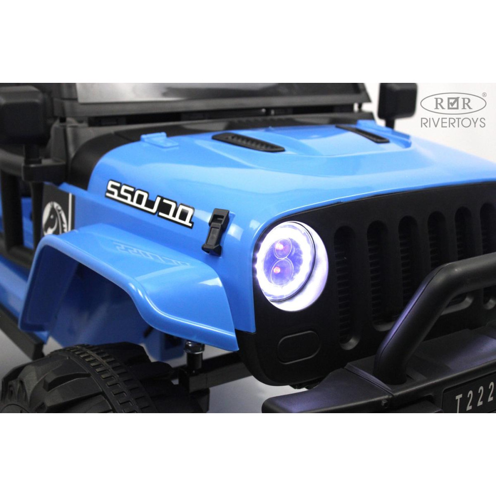 Детский багги Jeep Wrangler T222TT 4WD синий