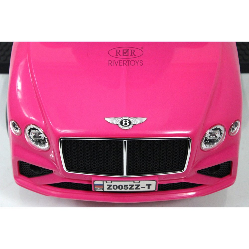 Машина толокар Bentley Z005ZZ-T розовая