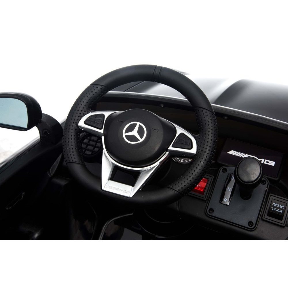 Детский электромобиль Mercedes-Benz GT-R черный глянец