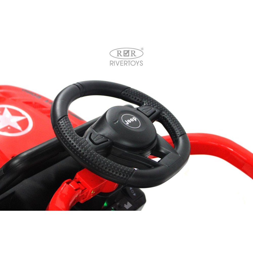 Детский электромобиль JEEP G003GG красный