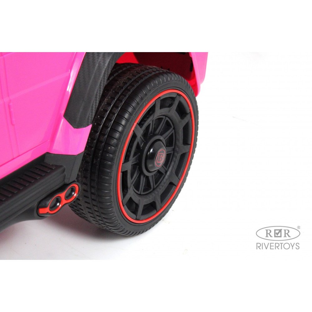 Детский джип Z999ZZ Mercedes-Benz Brabus розовый