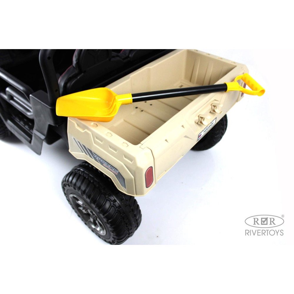 Детский электромобиль H005HH кремовый