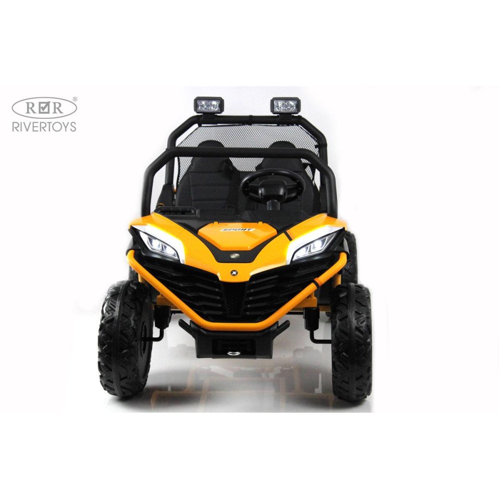 Детский двухместный багги P555PP оранжевый