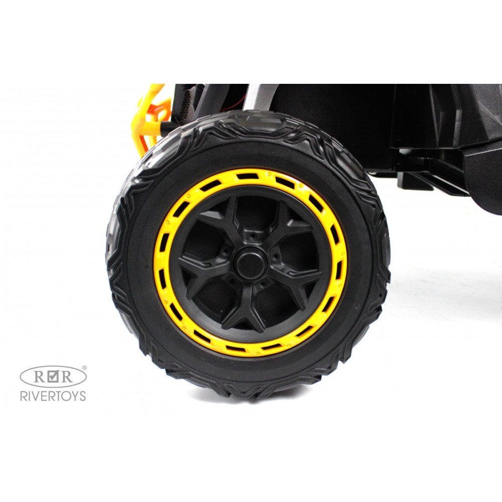 Детский электромобиль багги K707AM желтый