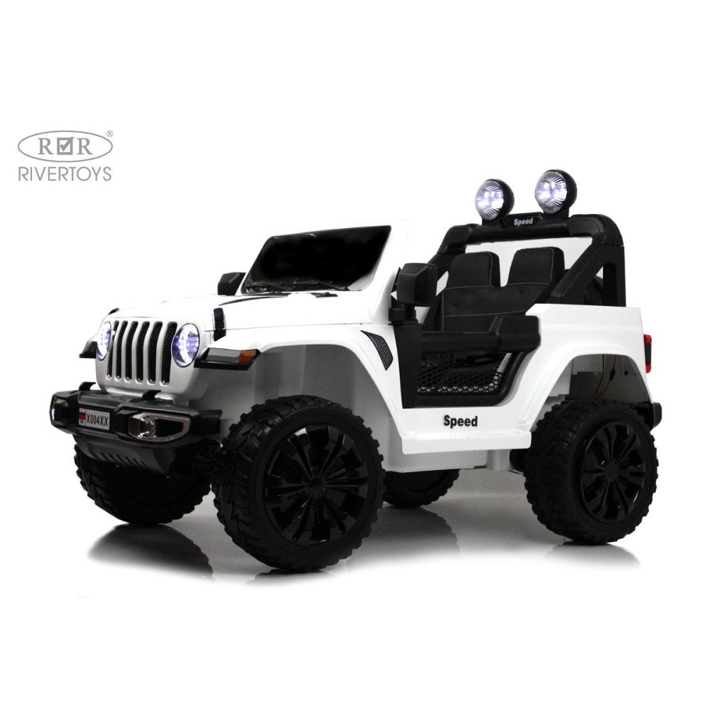 Детский полноприводный джип Jeep Rubicon X004XX белый