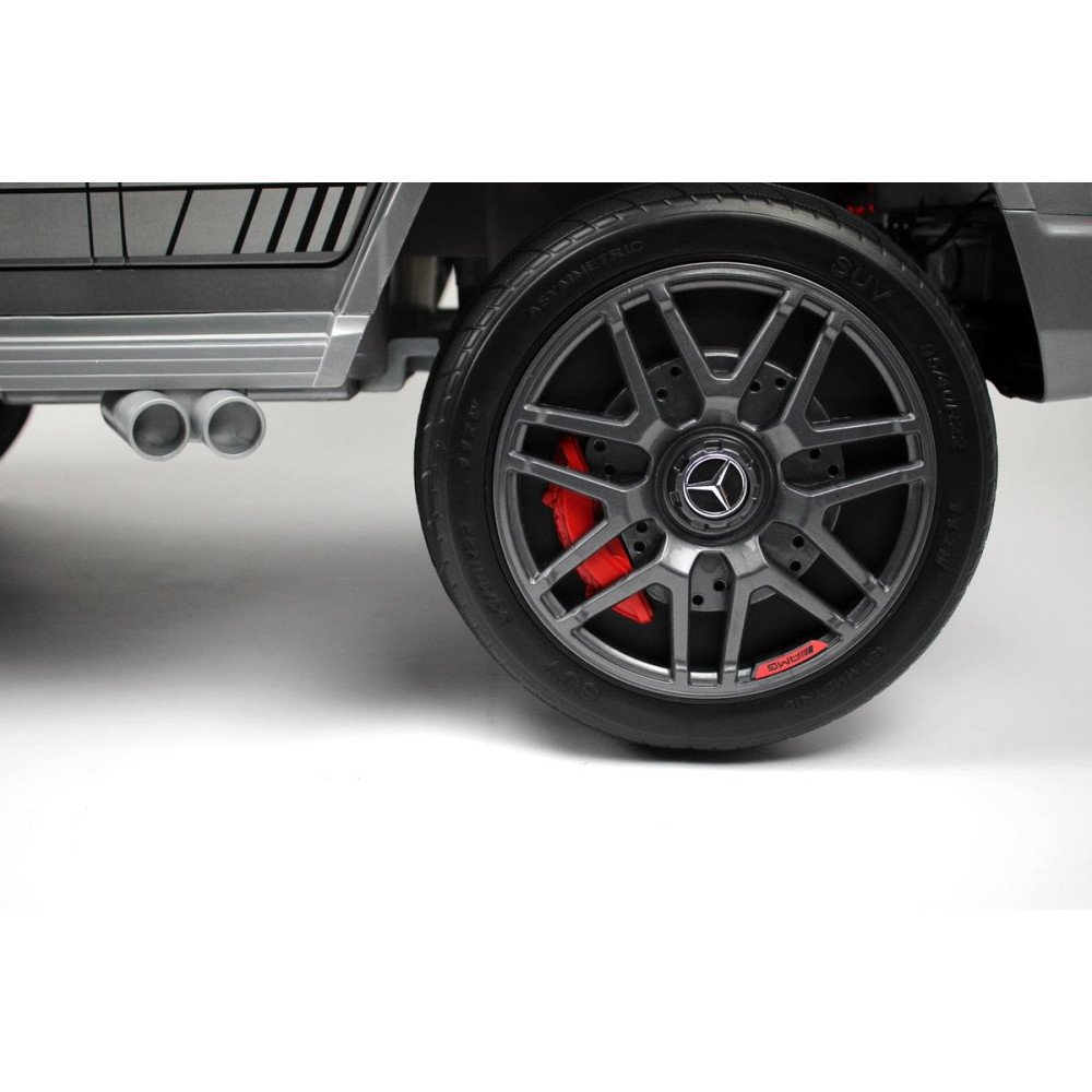 Детский электромобиль Mercedes-Benz G63 (K999KK) серый глянец