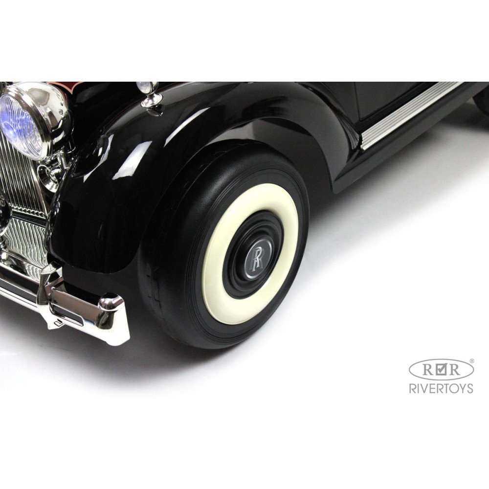 Детская машина Rolls-Royce (E444EE) черный глянец
