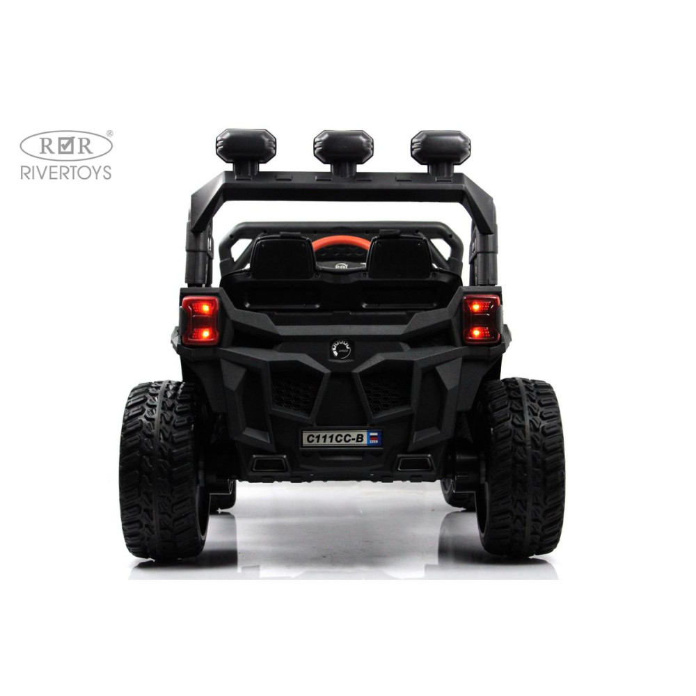 Электромобиль C111CC-B зеленый, багги, полный привод, пульт ДУ
