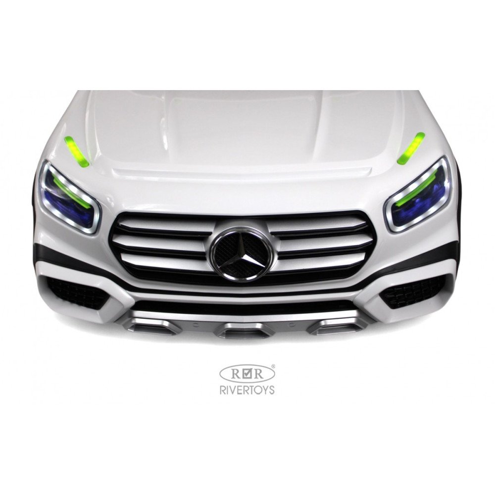 Детский электромобиль Mercedes М007БХ белый, мотор 250Вт