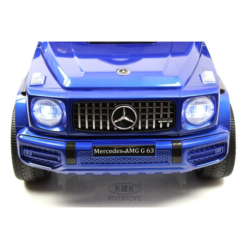 Детский электромобиль Mercedes-Benz G63 (O111OO) синий глянец