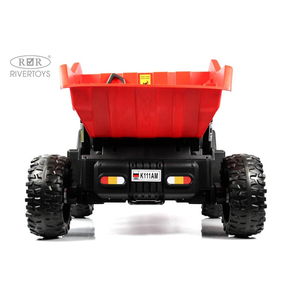 Детский электромобиль самосвал K111AM красный