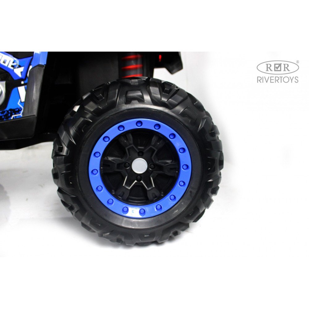 Детский квадроцикл K001AM синий, 4WD