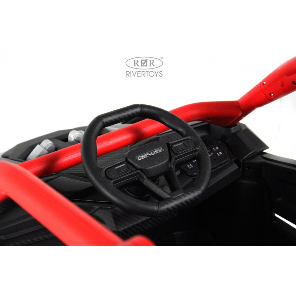 Детский электромобиль Z707ZZ черно-красный