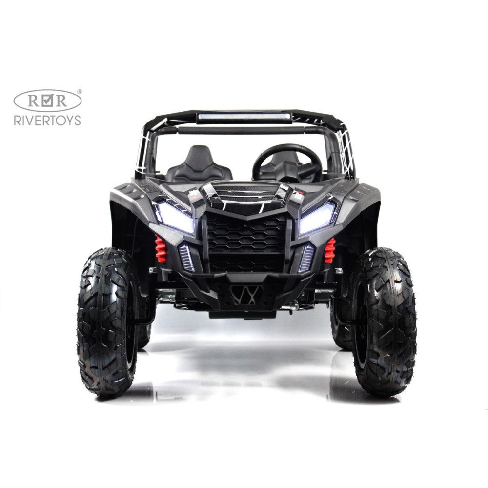 Мощный детский электромобиль Buggy M222MM черный Spider