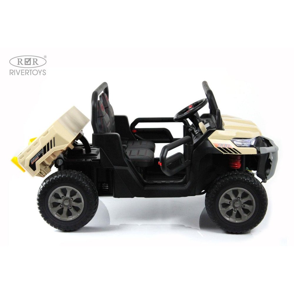 Детский электромобиль H005HH кремовый