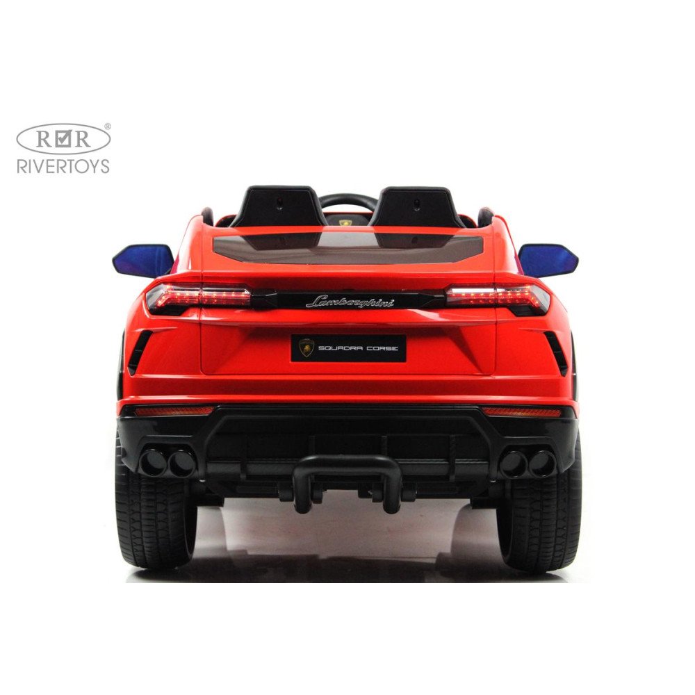 Детскиая машина Lamborghini Urus (E777EE) красная с пультом
