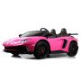 Детский электромобиль Lamborghini Aventador SV (M777MM) розовый